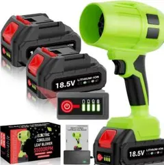 ブロワーコードレス 強力 洗車 バッテリー 2個搭載 55000RPM