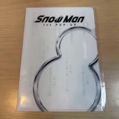SnowMan 1st POPUP バンコク　ミニポスター