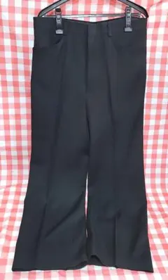 Dadgeson メンズ　スラックスパンツ センタープレス　ゴルフ ネイビー　紺のサムネイル