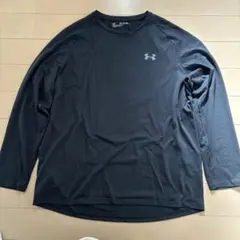 Under Armour ブラック ロングスリーブ Tシャツ XXL