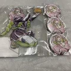 鬼滅の刃 甘露寺蜜璃 柱描き下ろしくじ D賞 E賞 アクリルスタンド 缶バッジ