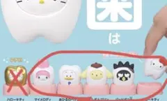 サンリオガチャガチャ　みんなでなっちゃお！歯