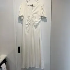 ZARA白ワンピース　タグ付き