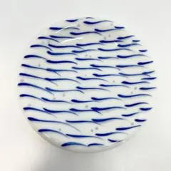 橘吉 たち吉 TACHIKICHI 青い魚模様 小皿 陶器のサムネイル