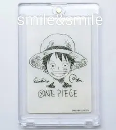 PSA 鑑定向け 未鑑定 素体 ルフィ 尾田先生 イラスト サイン ナツコミ