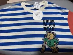 BRISK BLISS BEAR! ストライプTシャツ
