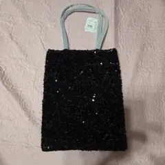 UNTITLED スパンコール ショルダーバッグ ブラックのサムネイル