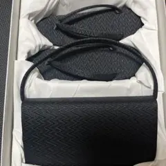 ブラックフォーマルバッグと草履のセット