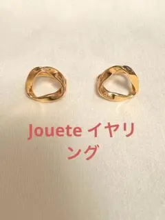 Jouete ゴールドカラー ウェーブピアス 両耳用 - メルカリ