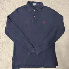 Polo by Ralph Lauren ネイビー 長袖ポロシャツ M