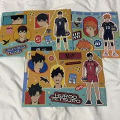 ハイキュー 影山飛雄 日向翔陽 黒尾鉄朗 クリアファイル