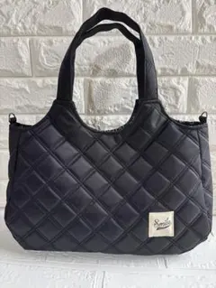 ダイヤキルトのトートバッグ　ハンドメイド