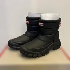 未使用　HUNTERスノーブーツ 24㌢ ハンター スノーブーツ レディース WFT2204HER 防水 防寒 防滑 HUNTER