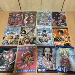 ワンピースグッズセット　43点　クリアファイル16点　下敷き8点　シール19点