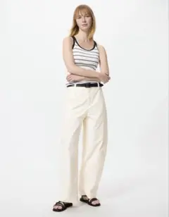 【UNIQLO】ジャージーバレルレッグパンツ