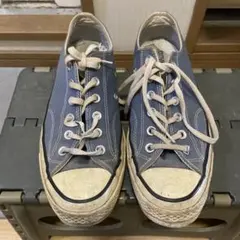 CONVERSE SKATEネイビー スエード ハイカットスニーカー 27センチ