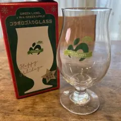 GREEN LABEL Mrs. GREEN APPLE コラボロゴ入りグラス