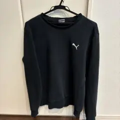 PUMA ブラック トレーナー Mサイズ