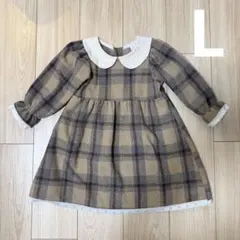 Aosta チェック柄 ワンピース アオスタ 80 90 2~3歳 L