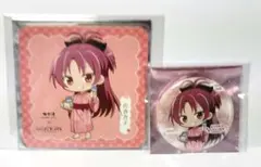 魔法少女 まどか☆マギカ 極楽湯 佐倉杏子 缶バッジ コースター