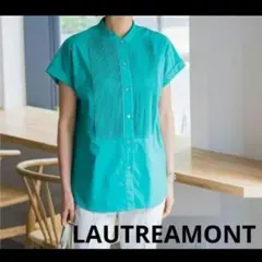 LAUTREAMONT・ロートレアモン・ピンタックフレンチスリーブブラウス・38のサムネイル
