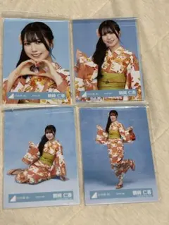 日向坂46 鶴崎仁香 2026年 浴衣 生写真 4種コンプ