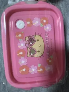 Hello Kitty 食品保存容器 ピンク 日焼けキティ しまむらのサムネイル