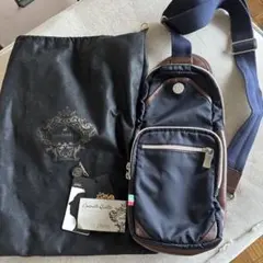 Orobianco ボディバッグ ネイビー ブラウンのサムネイル