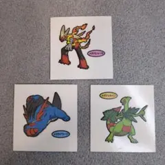 メガバシャーモ・メガラグラージ・メガジュカイン　デコキャラシール