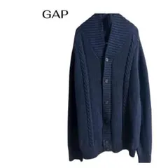 GAP ニットカーディガン 大きめL ビジネス羽織シンプルのサムネイル