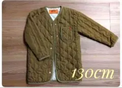 ★値下げ・美品★ユニバーサルオーバーオール　キルティング　アウター　130cm