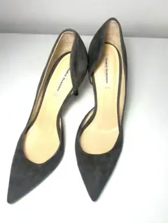 美品　FABIO RUSCONI ファビオルスコーニ　38 パンプス　スエード