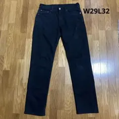 Levi's リーバイス ブラックデニム パンツ W29L32 黒