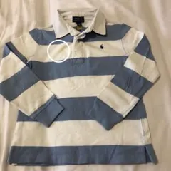 ラガーシャツ　Polo Ralph Lauren ポロシャツ 7 130水色