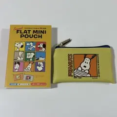 スヌーピー シークレットフラットミニポーチ 75周年 PEANUTS