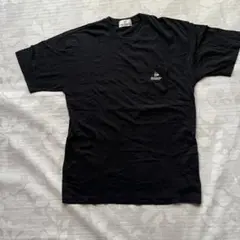 【希少】ダンロップ モータースポーツ 刺繍ロゴ ポケットTシャツ 黒 LL
