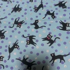 猫柄　生地