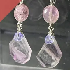 【春ぷち】(同梱799円)川沿いの桜並木☆天然石チャーム