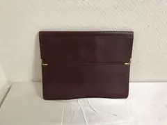 本物カルティエCartierマストラインクラッチバッグセカンドビジネスバック赤