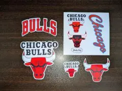 【新品未使用】シカゴブルズ (Chicago Bulls) ステッカー7枚セット