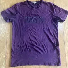 訳あり オールド エンポリオアルマーニ スイムウェア Tシャツ 紫 XL 古着