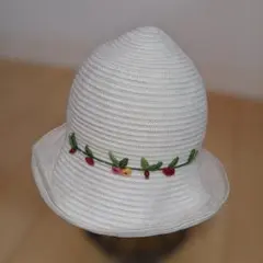 familiar 花刺繍 ボーラーハット55