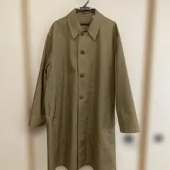 XL オリーブ ステンカラーコート