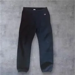 Champion （チャンピオン）ブラック スウェットパンツ　古着