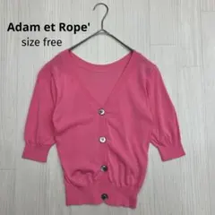☆ Adam et rope' アダムエロペ シアー カーディガン 7分袖のサムネイル