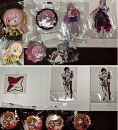 巡音ルカ・MEIKO ミクの日くじ アクリルスタンド・フィギュア・雪ミク缶バッジ