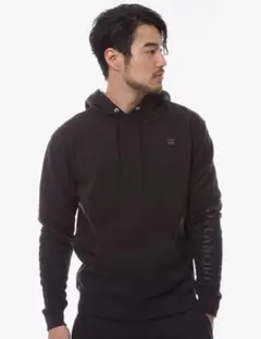 ［ビラボン］メンズ 裏起毛 スウェット パーカー ブラック　Mサイズ