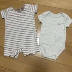 NIKE ベビー ロンパース ボディスーツ　2枚セット 62-68cmのサムネイル