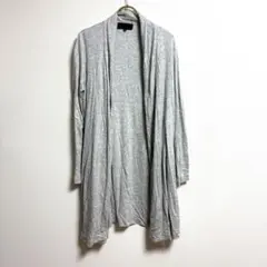 ✨日本製✨ アンタイトル 【2】 カーディガン ガウン ミドル丈 羽織り グレー