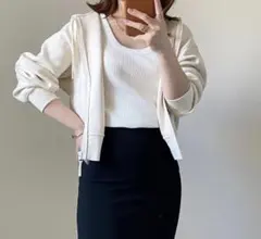 ♡UNIQLO♡美ラインジップパーカー♡